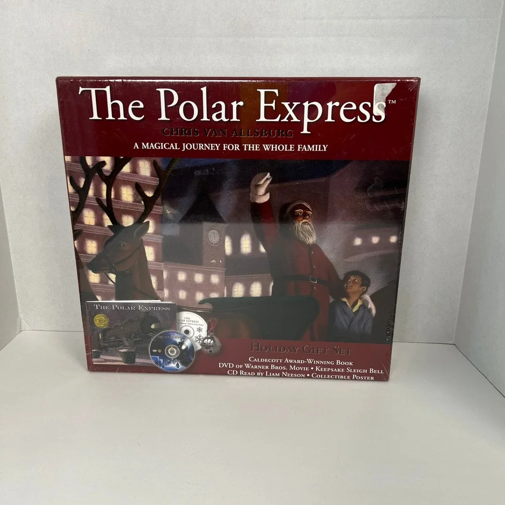 The Polar Express Holiday Gift Set Book DVD‎ CD Poster New Sealed